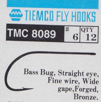 Tiemco TMC 8089 Der Bass Bug Fliegenhaken