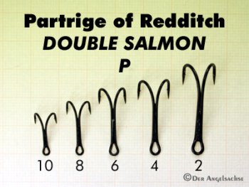 Partridge Heavy Double Salmon P Lachs- und Steelhead-Doppelhake