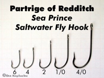 Partridge CS52 Sea Prince Saltwaterfly Hook Der kräftige Salzwasserfliegenhaken.