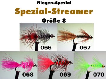 Forellen-Spezial-Streamer Gr.8 (5 verschiedene Sorten zur Auswahl)