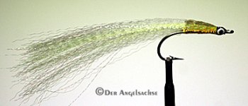 Nr.535 Sand Eel Chartreuse Größe 2/0
