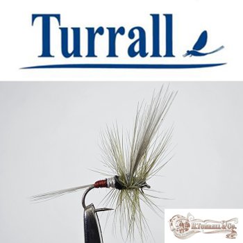 Turrall No.02 Medium Olive Imago #14 Special European Dry -Eine klassische, traditionelle Trockenfliege aus England-