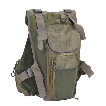 Vision Mega Bra Nutria Die Fliegenweste mit dem integrierten Tagesrucksack