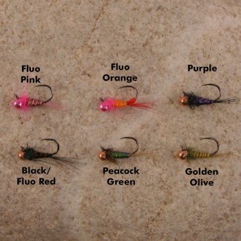 Tungsten Off Bead Jig Nymphen