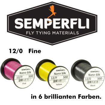 SEMPERFLI Nano Silk Fein 50D 12/0 Bindefaden