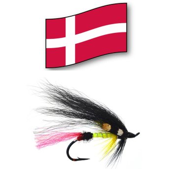 Den Gulle Satan Orginal Dänische Lachs- und Meerforellen-Fliege