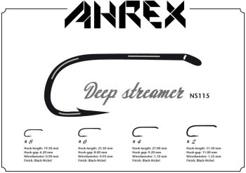 Ahrex NS115 Deep Streamer Fliegenhaken