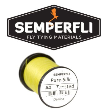 SEMPERFLI Pure Silk Bindefaden (11 Farben zur Auswahl)