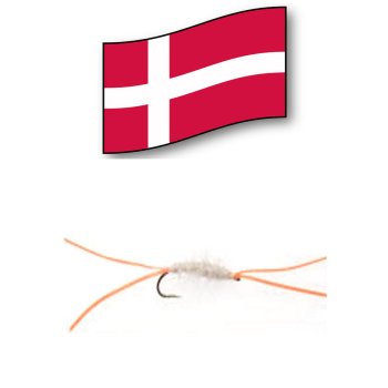 Fyggi Cream Gr.8 -Orginal Dänische Meerforellenfliege-