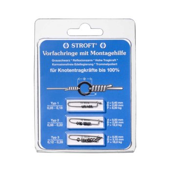STROFT Vorfachringe mit Montagehilfe