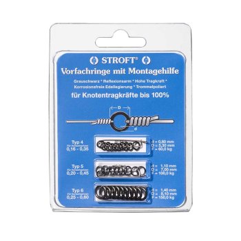 STROFT Vorfachringe mit Montagehilfe
