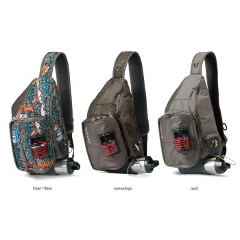 Orvis Sling Pack Umhängetasche (Farb-Auswahl: Camouflage, Fishe Wear, Sand)