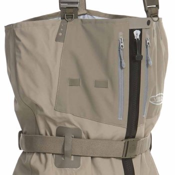 Vision KOSKI ZIP Die Wathose mit dem absolut wasserdichten Front-Reißverschluss. Ausverkauf - Schnell zuschnappen & sparen!