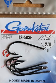 Gamakatsu LS-5113F Brutal-stabiler Big Game Salzwasserhaken
