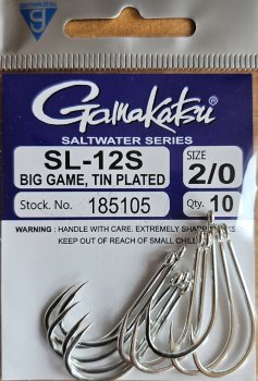 Gamakatsu SL-12S Der kräftige Salzwasser-Big-Game-Haken
