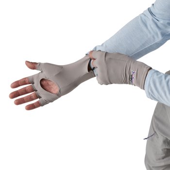 Patagonia Sun Gloves in Forever Grey Sonnenschutz-Handschuhe mit UPF40