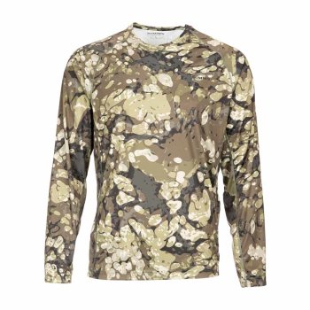 Simms Solarflex Crewneck Prints Riparian Camo Jetzt im Sonderangebotund nur solange unser Vorrat reicht - Schnell zuschnappen & sparen!