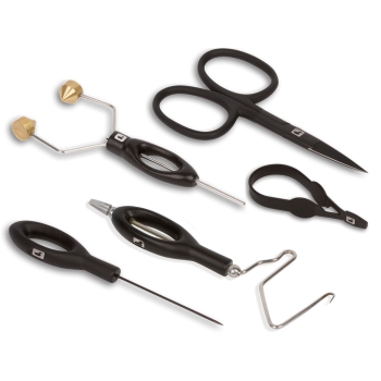 Loon Outdoors Core Fly Tying Tool Kit - Black Fliegenbindwerkzeuge