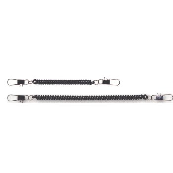 C&F Curl Cord Set Black (CFA-60S/BK) Spiral-Sicherungs-Band-Set