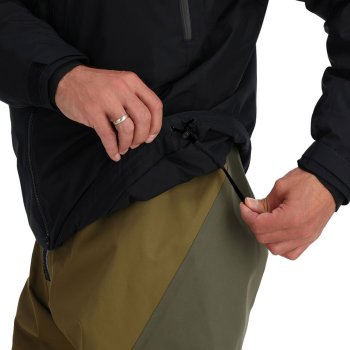 Simms Bulkley Jacket Black Modell 2026 Die warme, gefütterte, wasserdichte Watjacke!