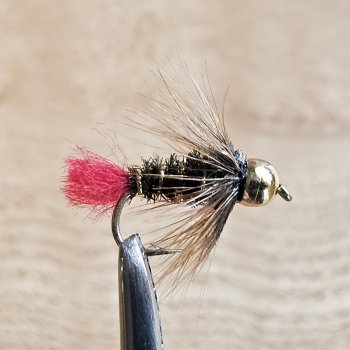 Goldhead Red Tag Nymph (2 Größen zur Auswahl)