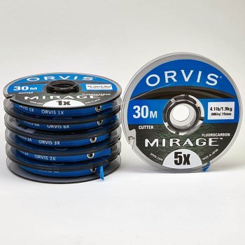 Orvis Mirage Tippet Material Fluorocarbon Vorfachmaterial auf 30m-Spule Sonderpreis, nur für kurze Zeit!