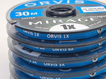 Orvis Mirage Tippet Material Fluorocarbon Vorfachmaterial auf 30m-Spule Sonderpreis, nur für kurze Zeit!