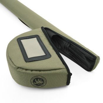 Vision Rod+Reel / Travel Tube Olive Fliegenruten-Transportrohre