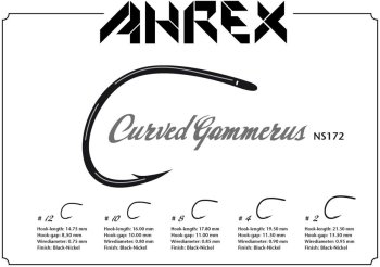 Ahrex NS172 Curved Gammarus Fliegenhaken