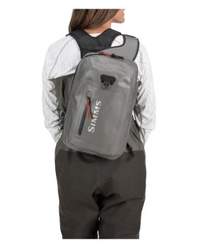 Simms Dry Creek Z Sling Pack Steel Die praktische, wasserdichte Wat-Umhänge-Tasche