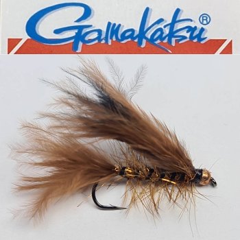 Gamakatsu Mefo Streamer Black/Brown Gr.6 Meerforellenfliege