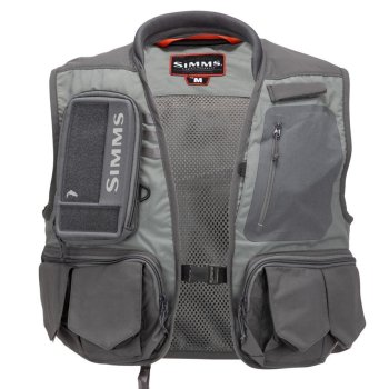Simms Freestone Vest Pewter Die Fliegenfischerweste Ausverkauf, die letzten guten Stücke zum Schnäppchenpreis! Jetzt Zugreifen!