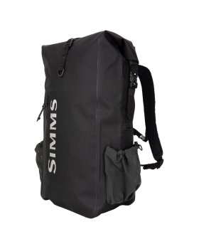 Simms Dry Creek Rolltop Backpack Black Der Wasserdichte Fliegenfischer-Rucksack