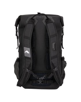 Simms Dry Creek Rolltop Backpack Black Der Wasserdichte Fliegenfischer-Rucksack