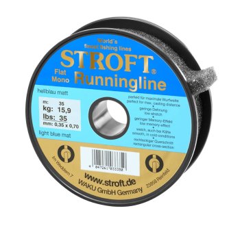 Stroft Runningline Flat Mono in light blue matt