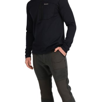 Simms Fjord Pant Carbon Fleece Hose Die Megadicke Fleece Hose
