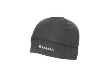 Simms Lightweight Wool Liner Beanie Carbon Mütze