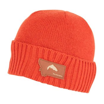 Simms Big Sky Wool Beanie Simms Orange Mütze
