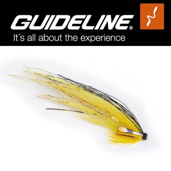 Guideline SG's Black & Yellow Flashwing 5 cm Lachs-Tubenfliege