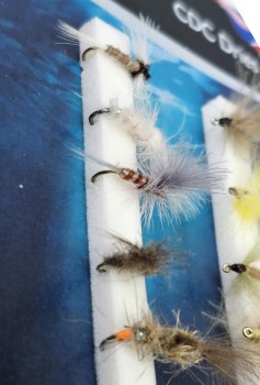Turrall CDC Dries Das CDC-Trockenfliegen-Set FinestFishingFlies