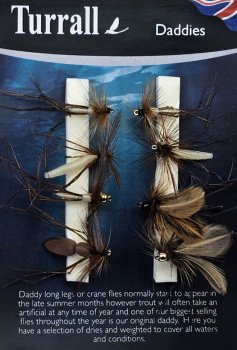 Turrall Daddy Log Leggs Selection Das DaddyLongLegs-Schnaken-Set FinestFishingFlies