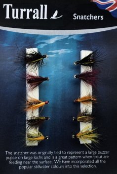 Turrall Snatchers Selection Die Nassfliegen-Kollektion für große Seen FinestFishingFlies