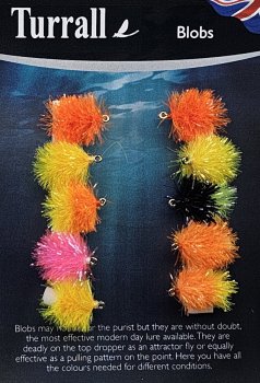 Turrall Blob Selection Blob-Kollektion zum Fischen auf Regenbogenforellen FinestFishingFlies