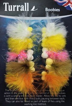 Turrall Bobbies Selection Auftreibende Boobies zum Forellenfischen FinestFishingFlies