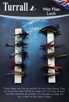 Turrall Wet Flies Loch Nassfliegen-Kollektion für den See FinestFishingFlies