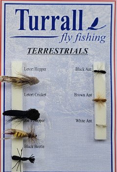 Turrall Terrestrials Imitierte Landinsekten zum Fliegenfischen FinestFishingFlies