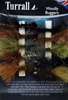Turrall Wooly Bagger Selection Die Wolly Bugger Kollektion FinestFishingFlies