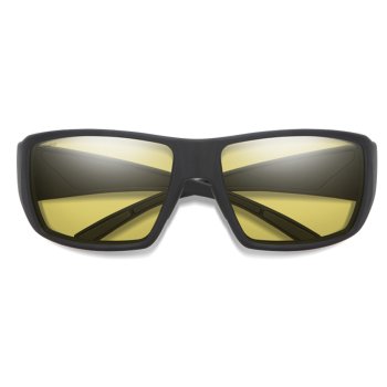 SMITH OPTICS Guide's Choice XL Matte Black Polar Low Light Yellow Polarisations-Brille