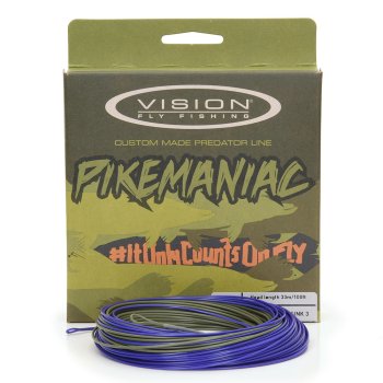 Vision Pikemaniac Flyline Hecht-Fliegenschnüre Sonderpreis nur für kurze Zeit - Schnell zuschnappen & sparen!