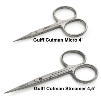Gulff Cutman Scissors (Cutman Micro4 oder Cutman Streamer4,5' zur Auswahl)